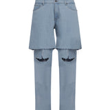 TAKUTEA WOMAN DENIM PANTS