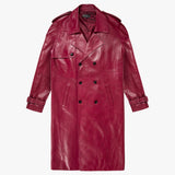 FUJI LEATHER TRENCH